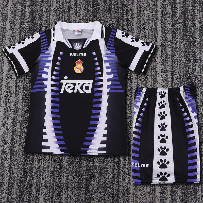 Real Madrid 1997-98 Retro - Third Kids Kit