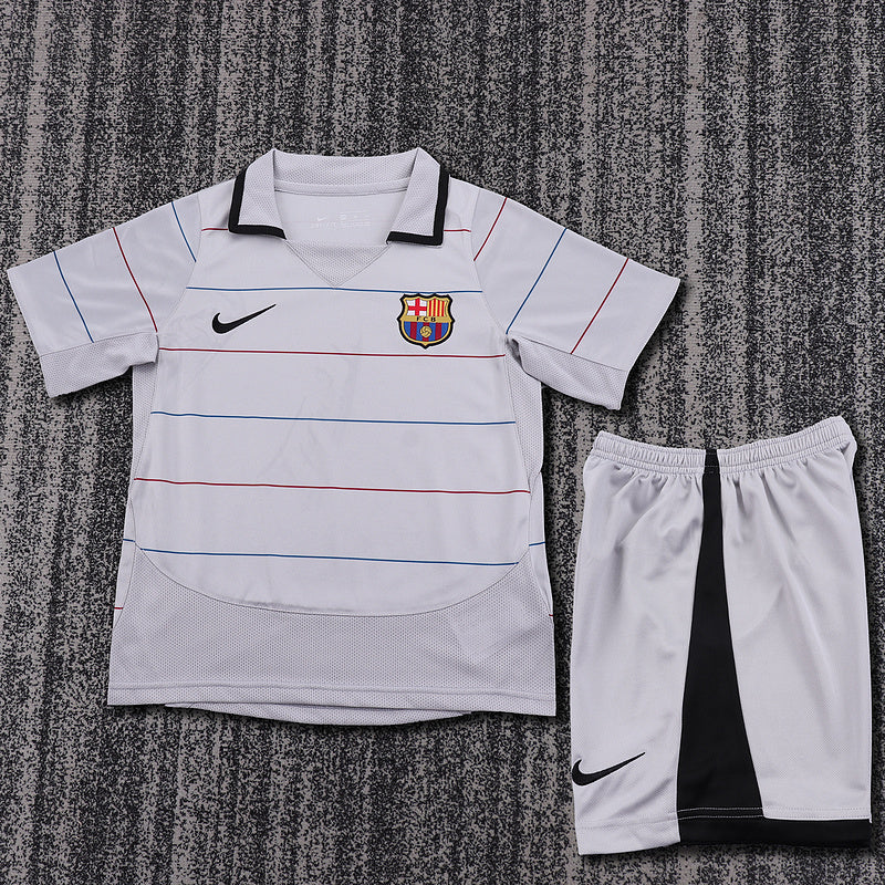 Barcelona 2003-04 Retro - Away Kids Kit