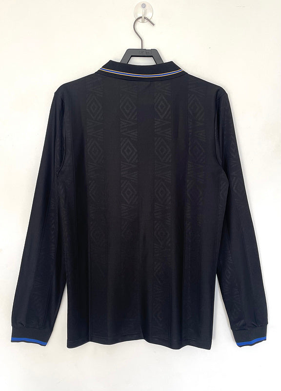 Manchester United 1993-94 Retro - Away (Black, Long Sleeves)