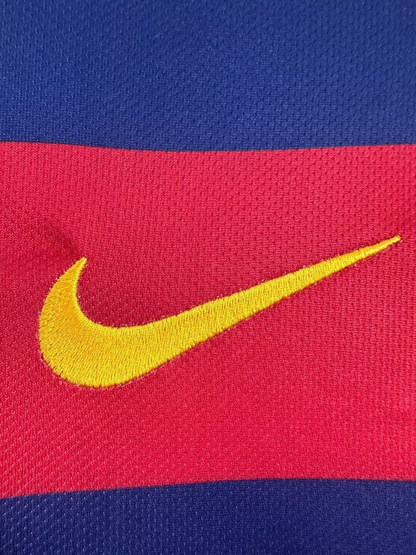Barcelona 2015-16 Retro - Home Long Sleeves