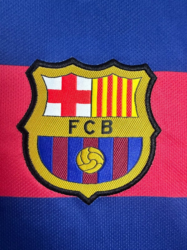 Barcelona 2015-16 Retro - Home Long Sleeves
