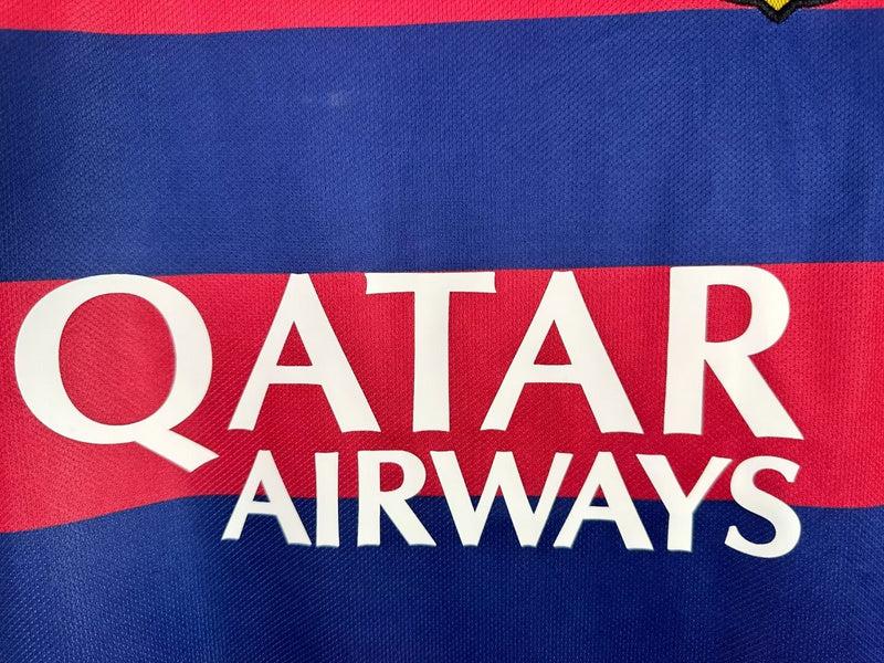 Barcelona 2015-16 Retro - Home Long Sleeves