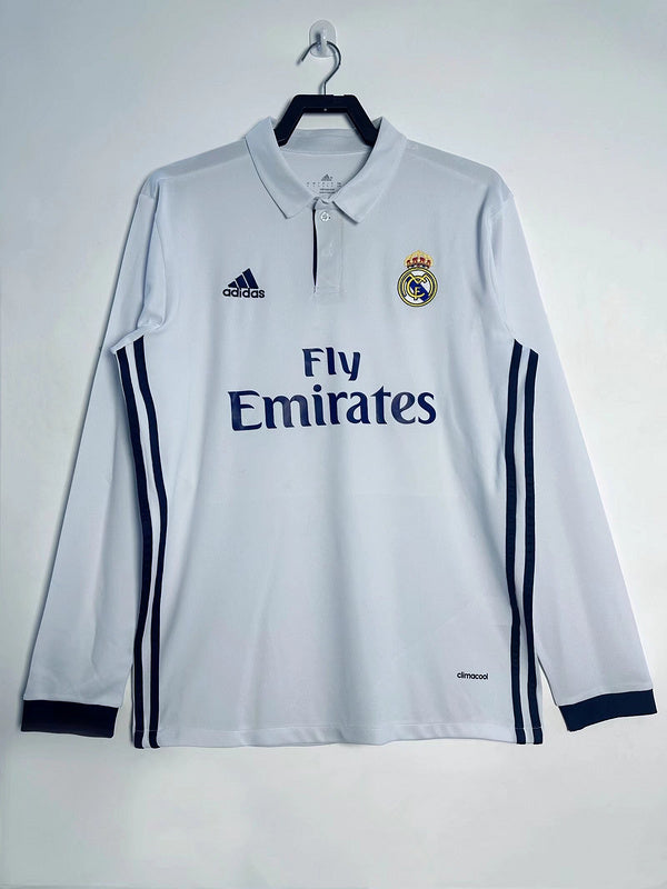 Real Madrid 2016-17 Retro - Home (Long Sleeves)