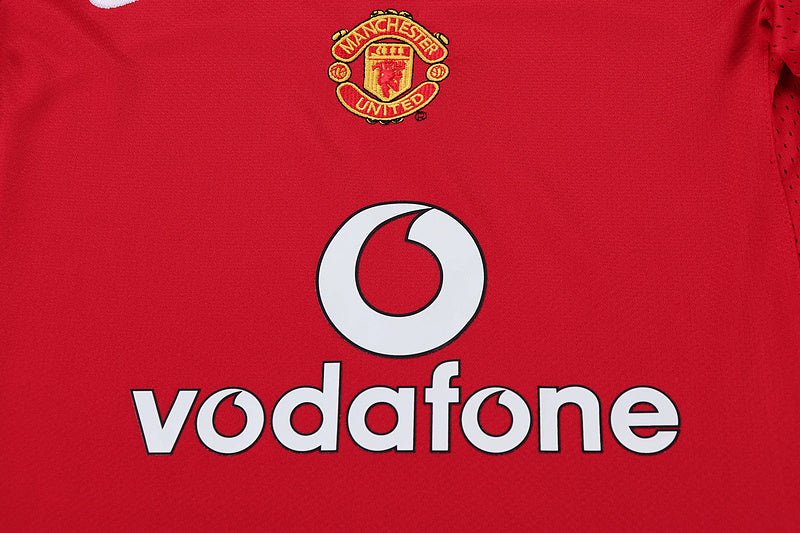 Manchester United 2005-06 Retro - Home Kids Kit