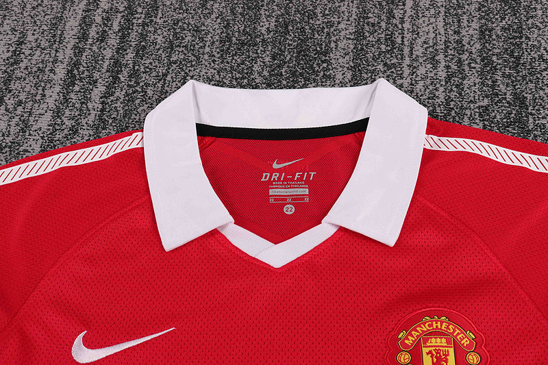 Manchester United 2010-11 Retro - Home Kids Kit