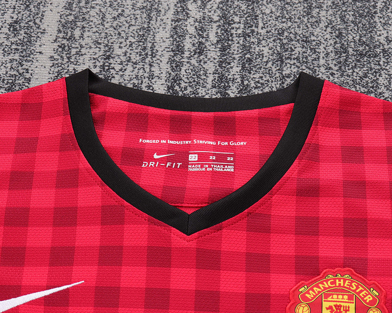 Manchester United 2012-13 Retro - Home Kids Kit