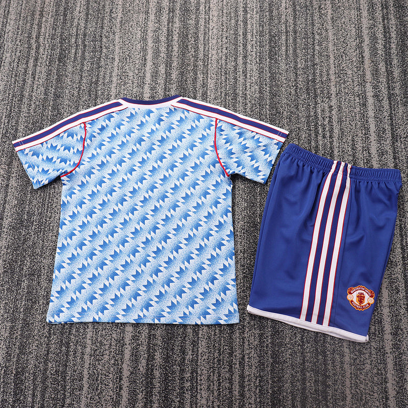 Manchester United 1990-92 Retro - Away Kids Kit