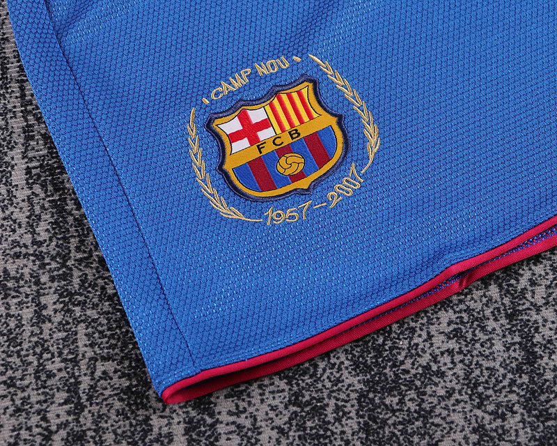 Barcelona 2007-08 Retro - Home Kids Kit