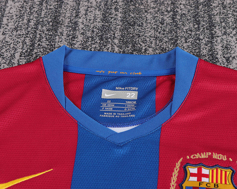 Barcelona 2007-08 Retro - Home Kids Kit