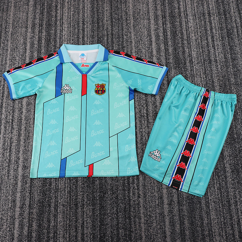 Barcelona 1996-97 Retro - Away Kids Kit
