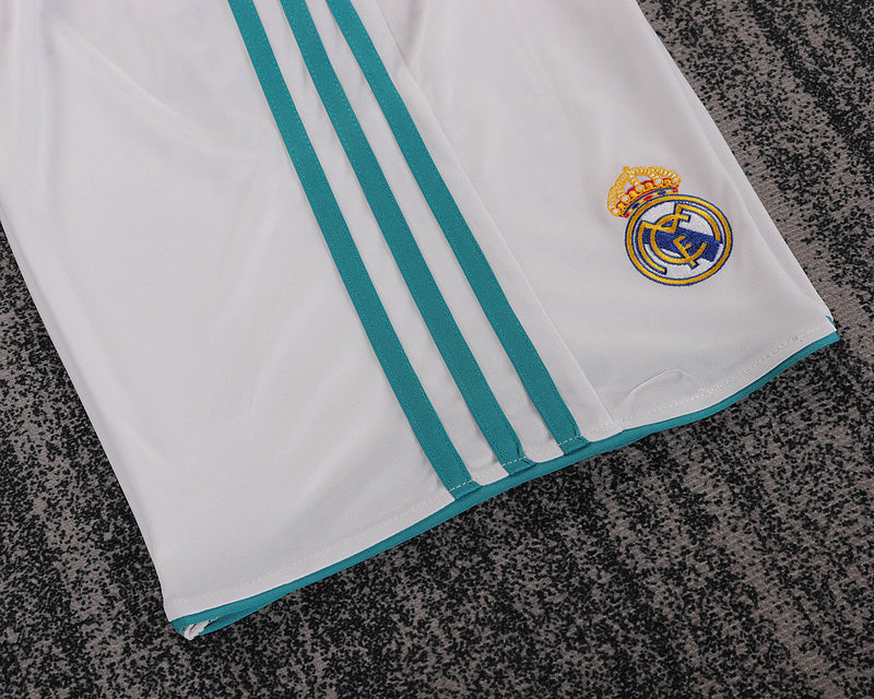 Real Madrid 2017-18 Retro - Home Kids Kit