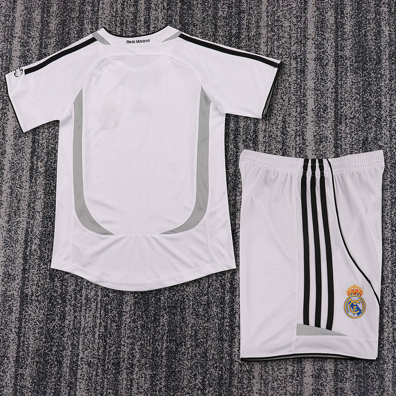 Real Madrid 2006-07 Retro - Home Kids Kit