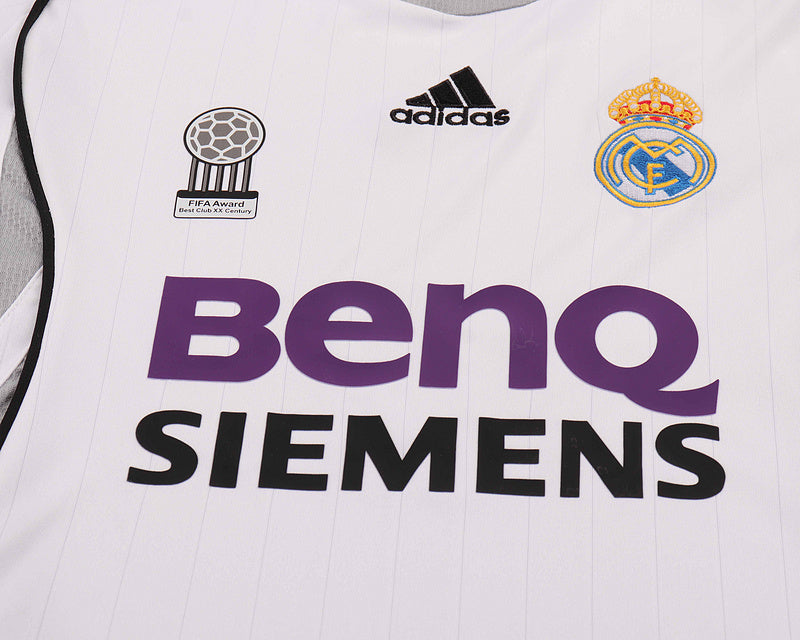 Real Madrid 2006-07 Retro - Home Kids Kit