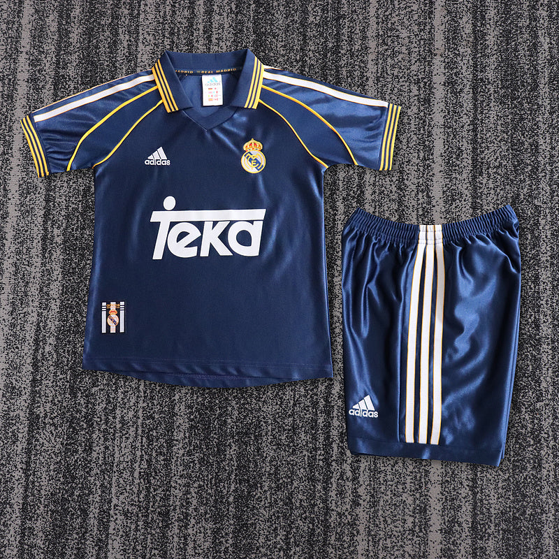 Real Madrid 1998-00 Retro - Third Kids Kit