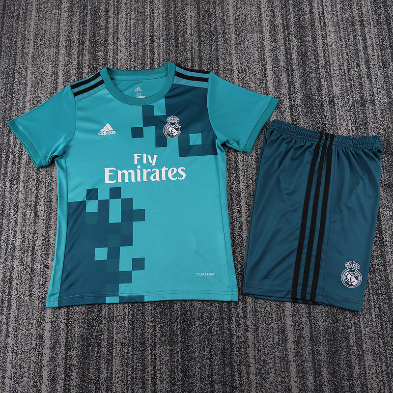 Real Madrid 2017-18 Retro - Third Kids Kit