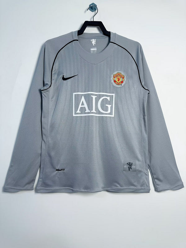 Manchester United 2007-08 Retro - Goalkeeper (Grey, Long Sleeves)