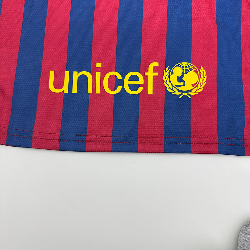 Barcelona 2013-14 Retro - Home Kids Kit