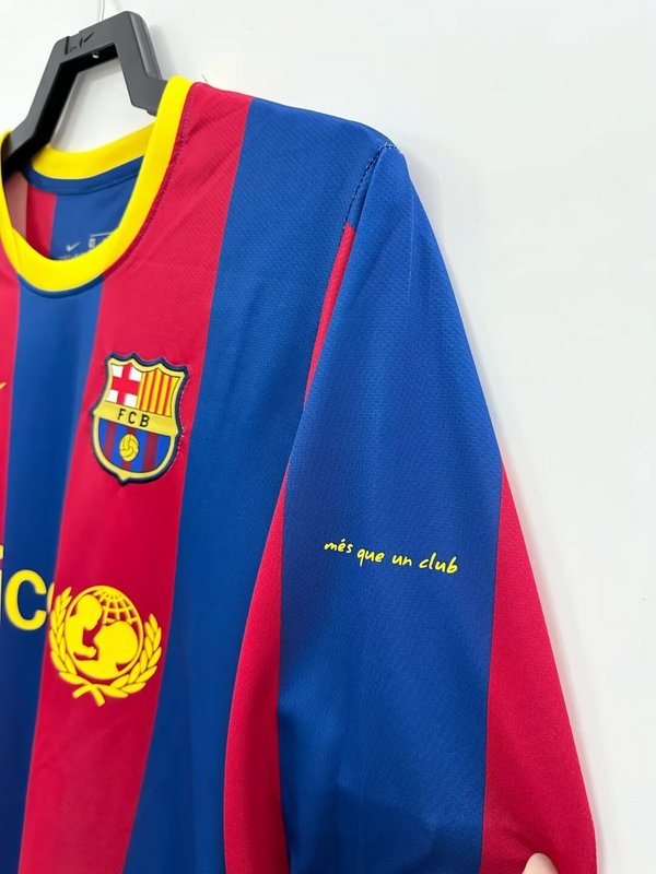 Barcelona 2010-11 Retro - Home Long Sleeves