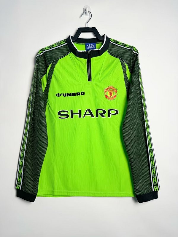 Manchester United 1998-99 Retro - Goalkeeper (Green, Long Sleeves)
