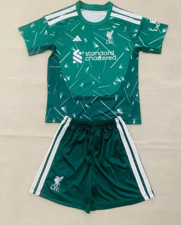 Liverpool 26/27 - Goalkeeper Kids Kit (Green)