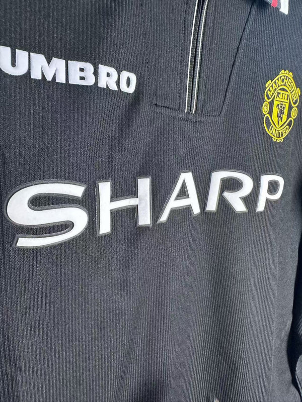 Manchester United 1998 Retro - Away (Black, Long Sleeves)