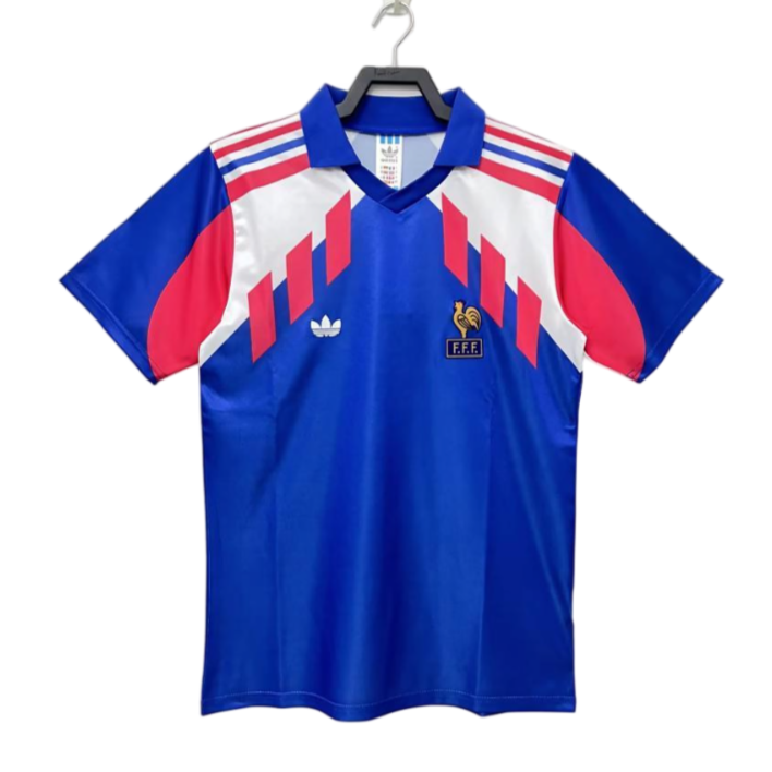 Maillot rétro France domicile 1990
