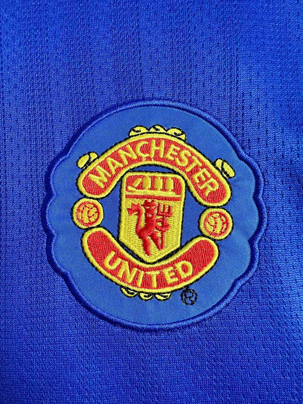 Manchester United 2007-08 Retro - Goalkeeper (Blue, Long Sleeves)