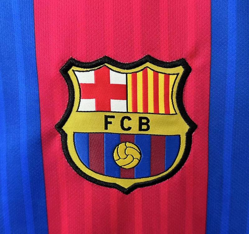 Barcelona 2016-17 Retro - Home Long Sleeves