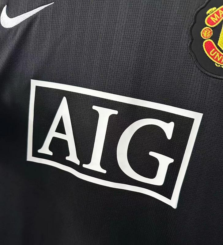 Manchester United 2007-08 Retro - Away (Black)